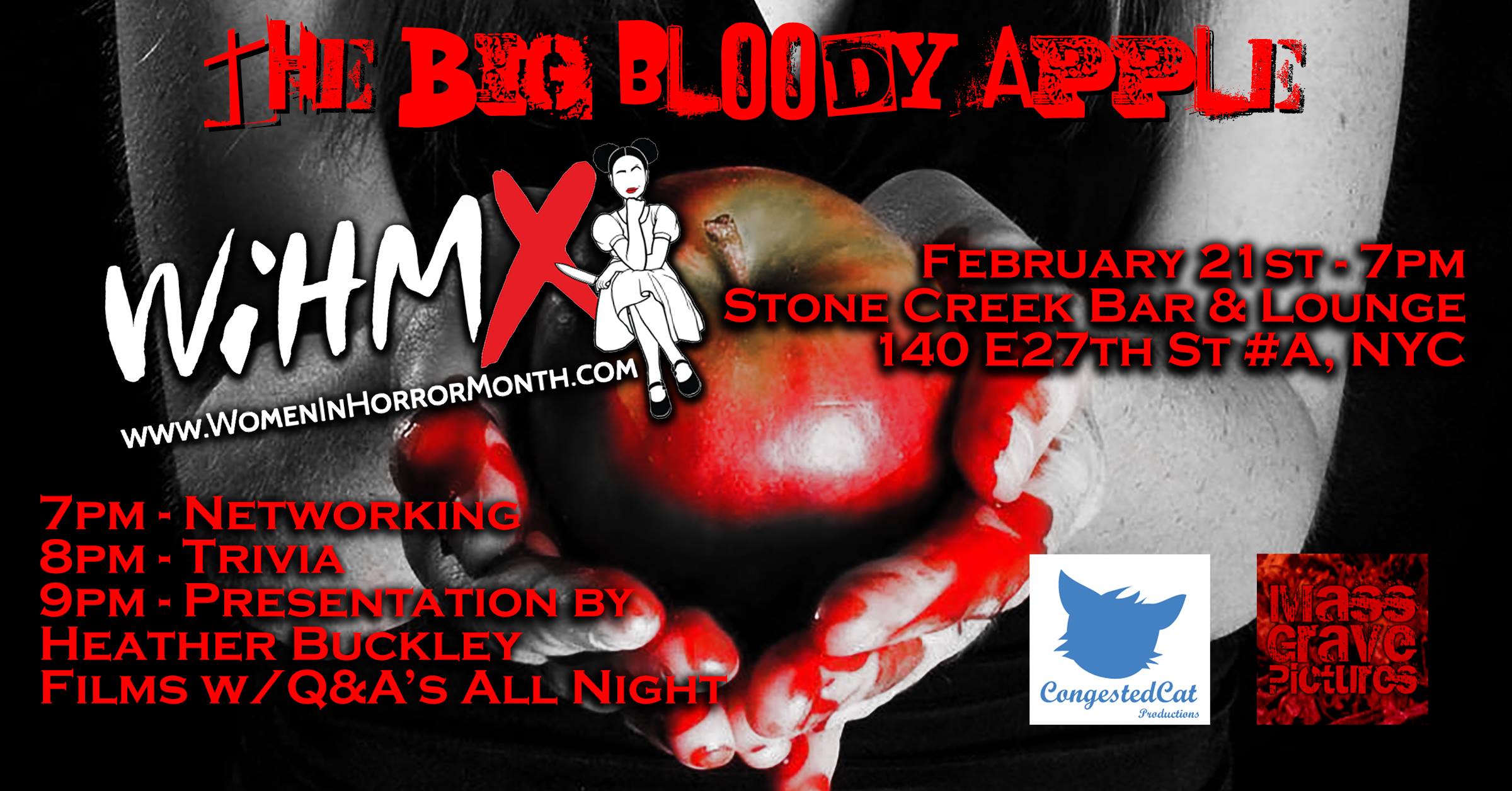 Big Bloody Apple: NYC Women in Horror Month Event